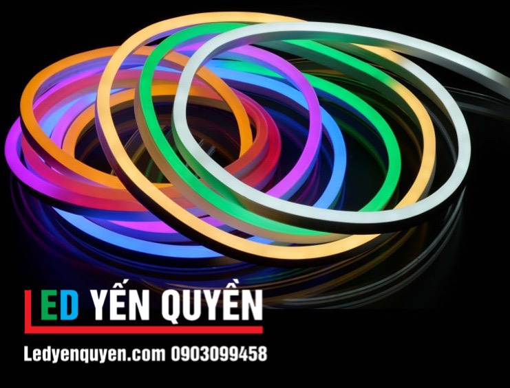 LED Neon Sign Uốn Chữ 12v màu vàng chanh 50m