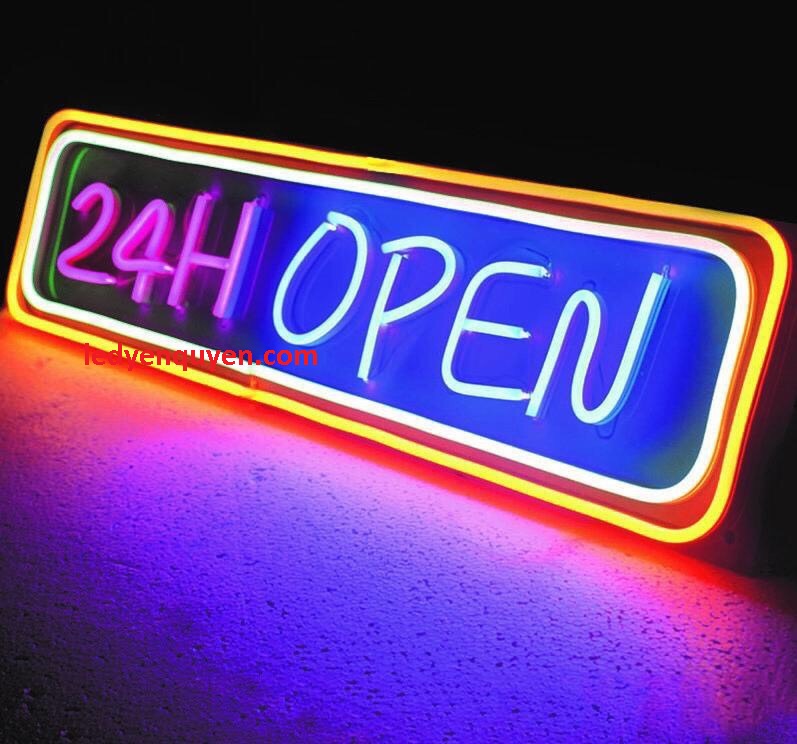 LED Neon Sign Uốn Chữ 12v màu hồng 5m
