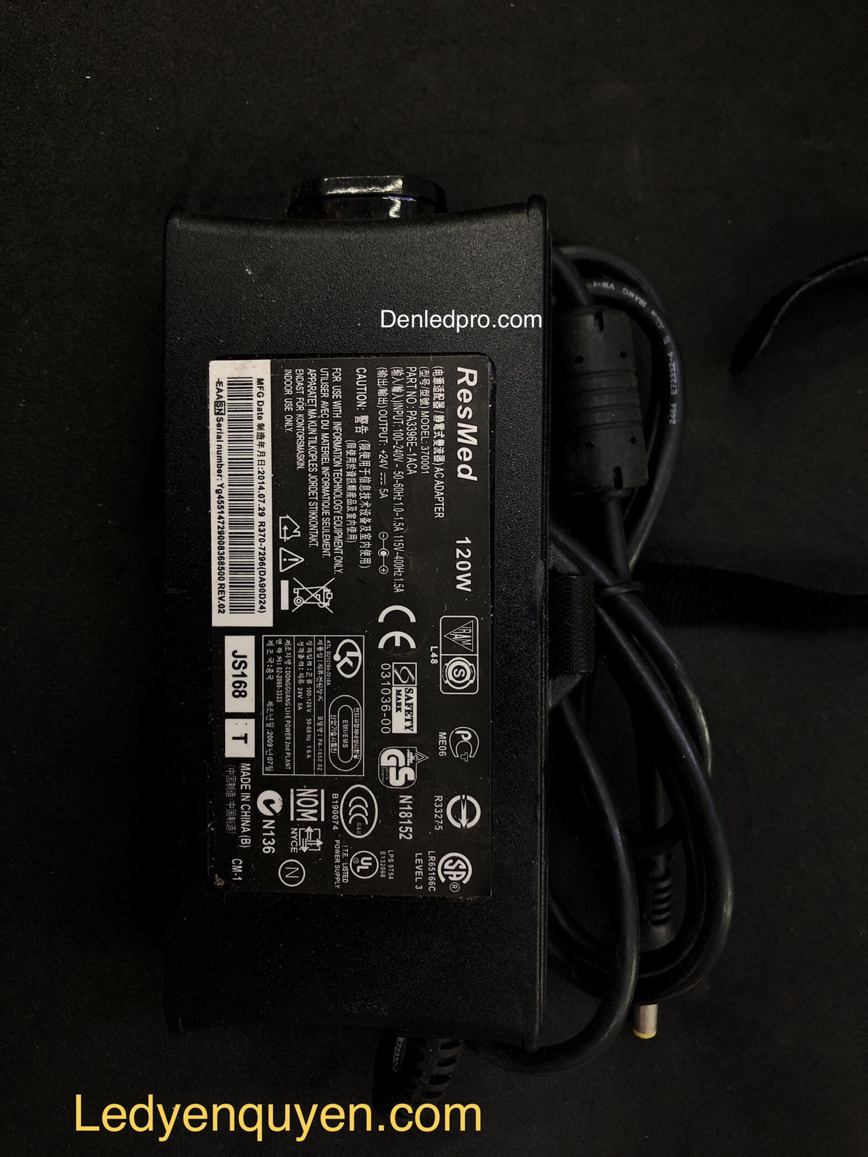 Nguồn ResMed 24v / 5a Nguồn ResMed 24v / 5a