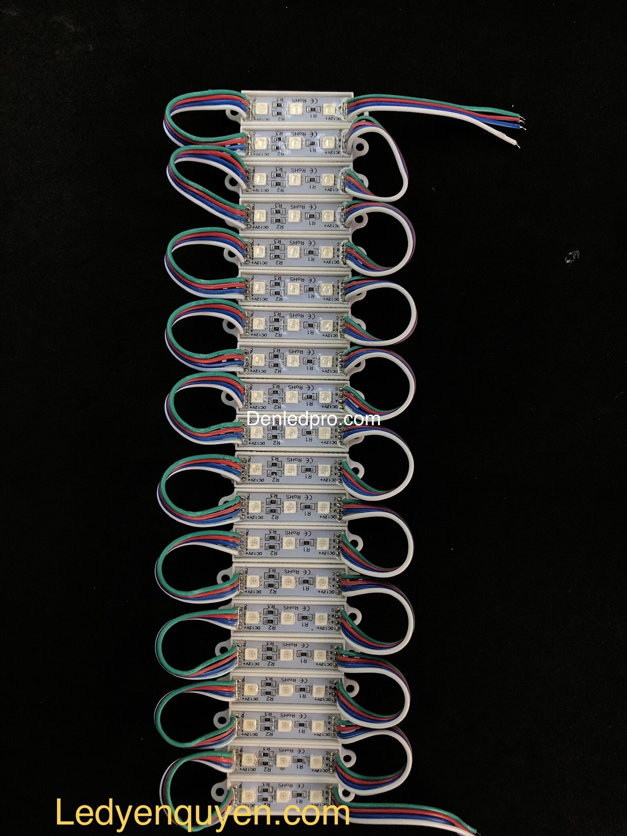 LED MODULE 3 Bóng 5050 RGB Ngắn LED MODULE 3 Bóng 5050 RGB Ngắn